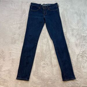 Abercrombie & Fitch Jegging Dark Wash Stretch Jeans Womens Size 26x29 Low Rise